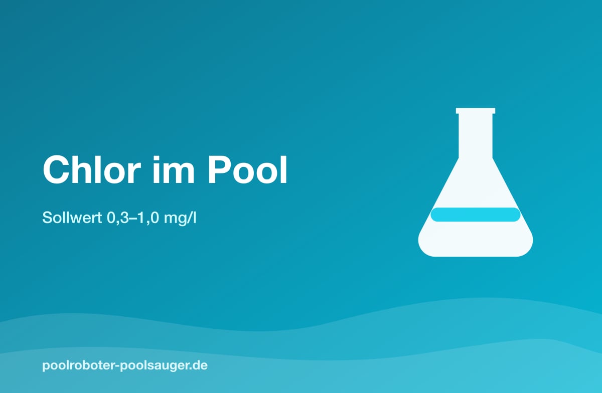 Chlor im Pool: Sollwert 0,3–1,0 mg/l