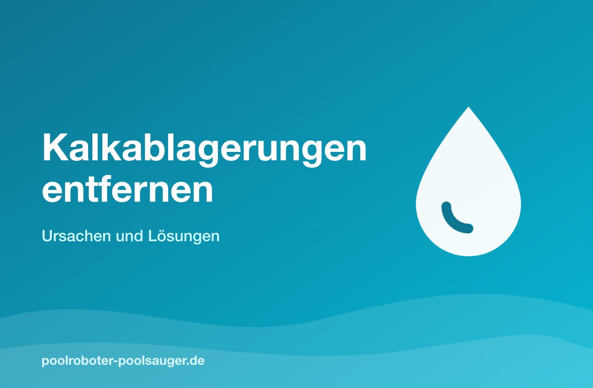 Kalkablagerungen im Pool entfernen