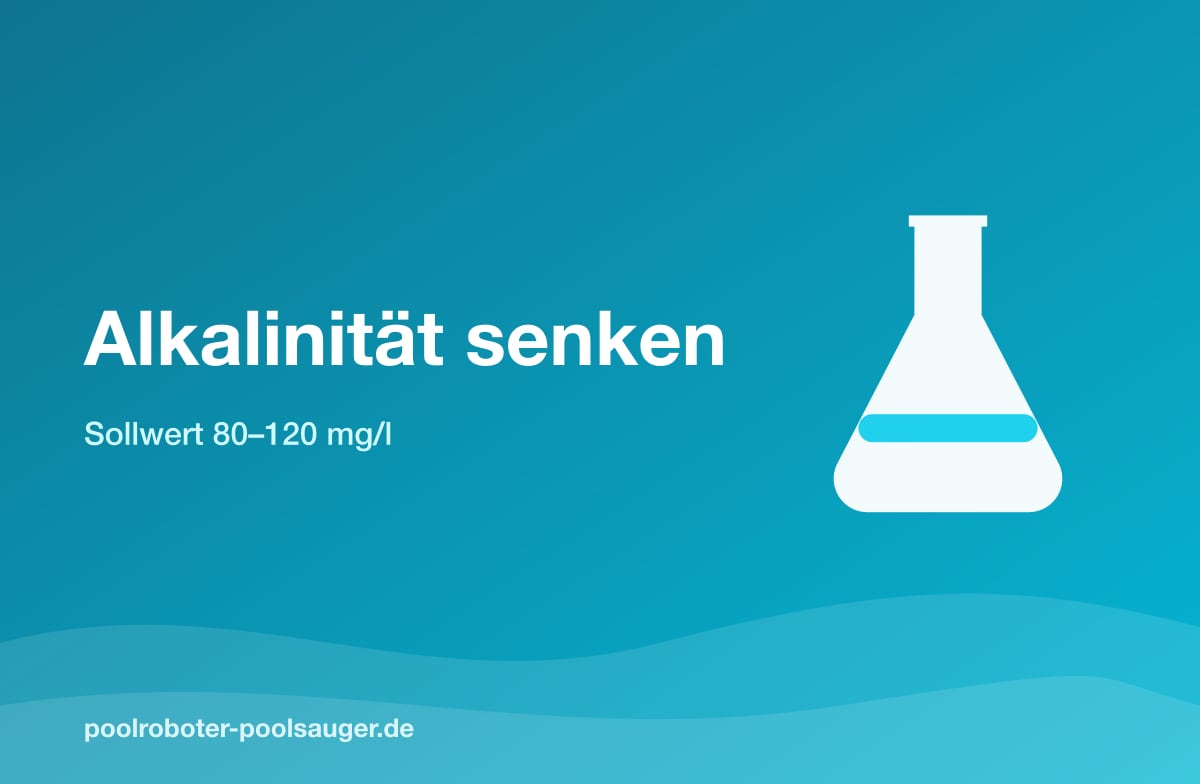 Alkalinität im Pool senken